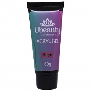 Acrylgel Beige UBEAUTY Beige 60 ml / Polygel, Multigel, Kombigel