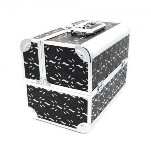 Suitcase aluminum 740 black (wave)