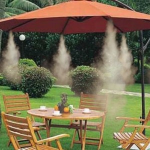 Outdoor cooling fog System 18 m 18 nozzles, fog cooling