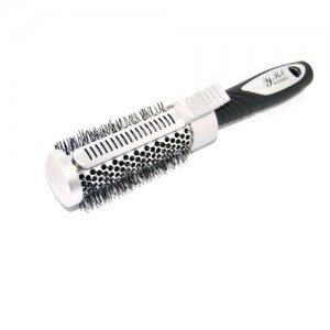  Blowing round comb for styling (black handle with clip)