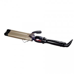 Curling iron V&G PRO 693S (triple wave), electric curling irons for creating curls and curls, for styling, without harm to hair