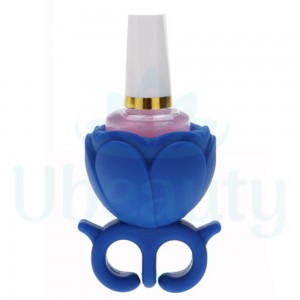 Nail polish holder, blue