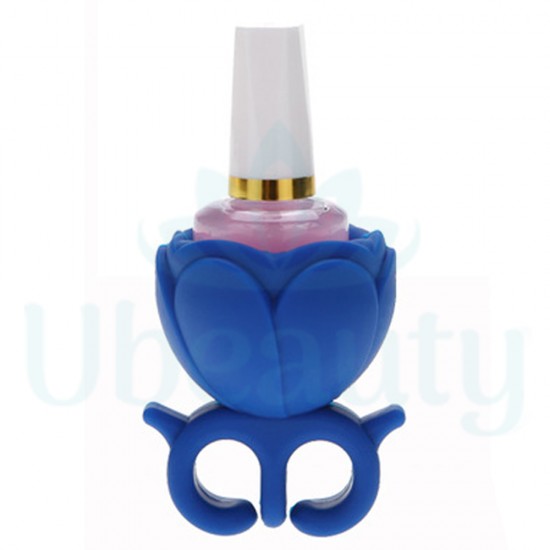 Porte-vernis à ongles, bleu-1963-Ubeauty Decor-Décoration et conception dongles