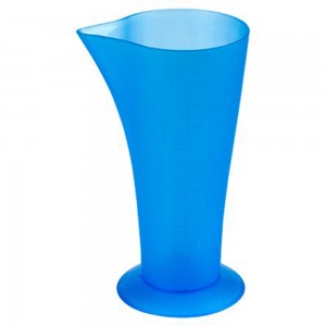  Vaso medidor cono invertido 120 ml Azul