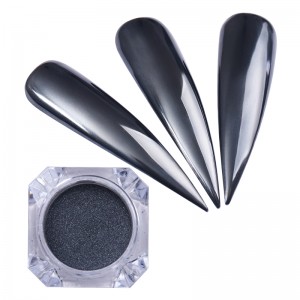 Smeermiddel voor nagels Black Chrome 024 Mirror black