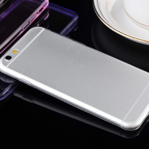 Funda de silicona para iphone 6, 6S, iPhone + cristal protector de regalo