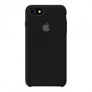 Silikonhülle für iPhone/iPhone 7/8 schwarz schwarz