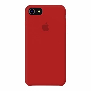 Capa de silicone para iphone/iphone 7/8 vermelho vermelho