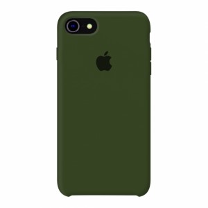 Силиконовый чехол на айфон/iphone 7/8 хаки/virid