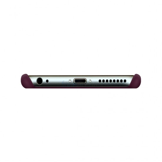 Coque en silicone pour iPhone/iPhone 6\6S marsala/marsala + vitre de protection en cadeau-952724973--Gadgets et accessoires