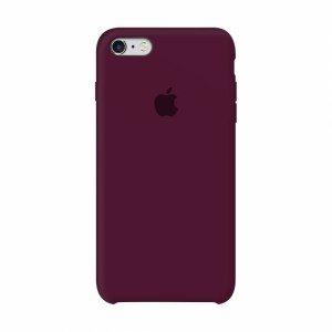 Silicone case for iPhone/iphone 6\6S marsala/marsala + protective glass as a gift