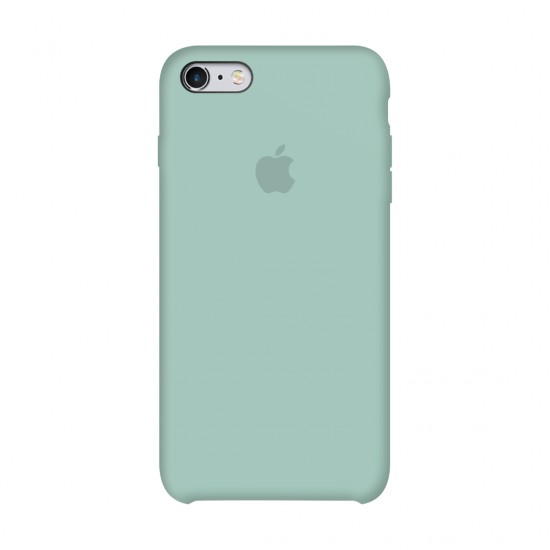 Coque en silicone pour iPhone/iPhone 6\6S mint/mint + verre de protection en cadeau-952724976--Gadgets et accessoires
