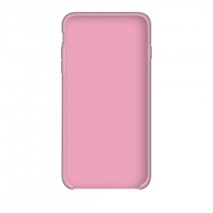 Siliconen hoesje voor iPhone/iphone 6\6S roze/roze + beschermglas als cadeau