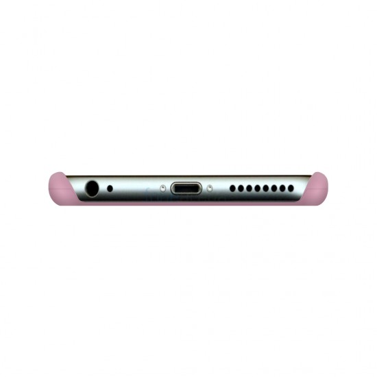 Capa de silicone para iPhone/iphone 6\6S rosa/rosa + vidro protetor de presente-952724977--Gadgets e acessórios