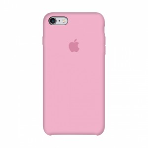 Silicone case for iPhone/iphone 6\6S pink/pink + protective glass as a gift
