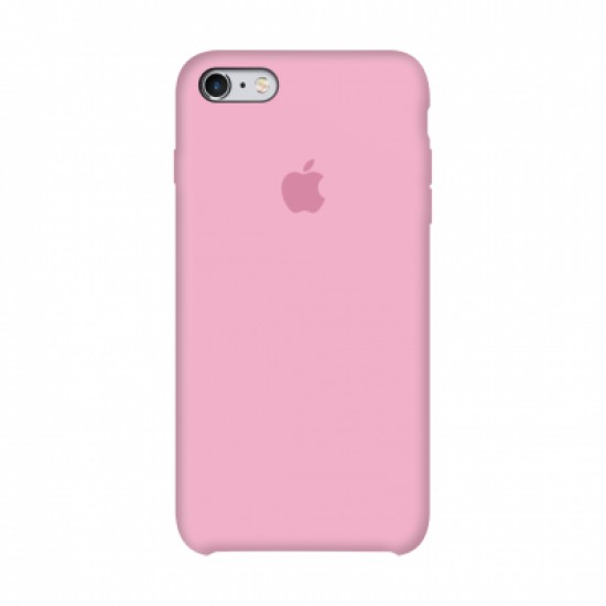Coque en silicone pour iPhone/iPhone 6\6S rose/rose + verre de protection en cadeau-952724977--Gadgets et accessoires