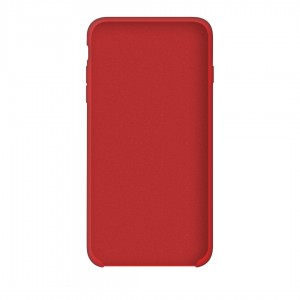 Силиконовый чехол на айфон/iphone 6\6S красный/red + защитное стекло в подарок