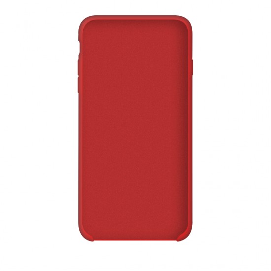 Coque en silicone pour iPhone/iPhone 6\6S rouge/rouge + verre de protection en cadeau-952724978--Gadgets et accessoires