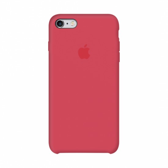 Silikonowe etui na iPhone, iphone 6, 6S, czerwono-malinowy/czerwona malina + szkło ochronne w prezencie-952724979--Gadżety i akcesoria