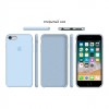Siliconen hoesje voor iPhone/iphone 6\6S hemelsblauw/hemelsblauw + beschermglas als cadeau-952724980--Gadgets en accessoires