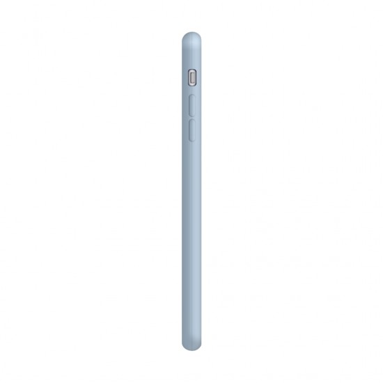 Coque en silicone pour iPhone/iPhone 6\6S bleu ciel/bleu ciel + vitre de protection en cadeau-952724980--Gadgets et accessoires