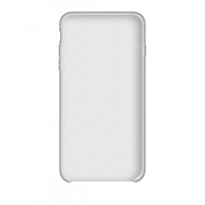 Capa de silicone para iPhone/iphone 6\6S branco/branco + vidro protetor de presente