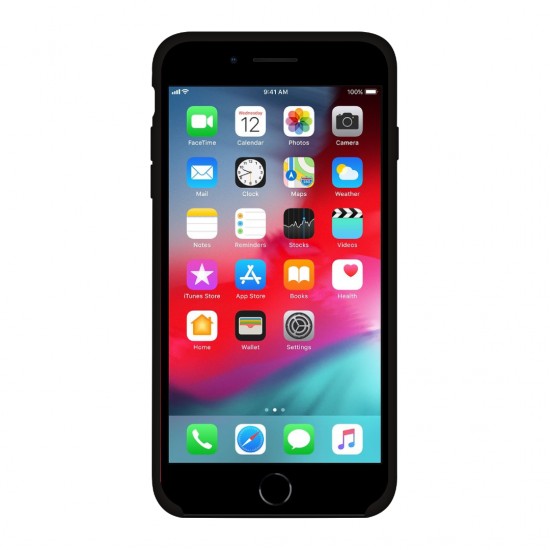 Coque en silicone pour iphone/iphone 7 plus/8 plus noir noir-952724983--Gadgets et accessoires