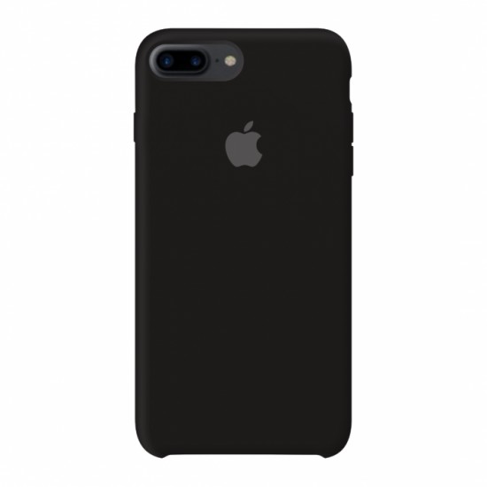 Capa de silicone para iphone/iphone 7 plus/8 plus preto preto-952724983--Gadgets e acessórios