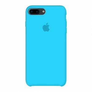 Siliconen hoesje voor iPhone/iphone 7 plus/8 plus blauw blauw