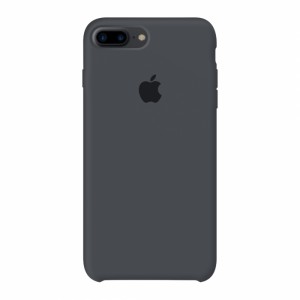 Силиконовый чехол на айфон/iphone 7 plus/8 plus charcoal grey угольно-серый