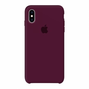 Siliconen hoesje voor iphone/iphone X/Xs marsala marsala