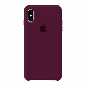 Silicone case for iphone/iphone X/Xs marsala marsala
