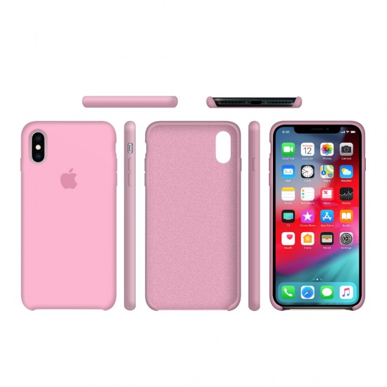 Силиконовый чехол на айфон/iphone Х/Хs pink розовый, 1174857168, Чехлы для телефонов Iphone Apple case,  Аксессуары и Полезные гаджеты.,Чехлы для телефонов Iphone Apple case ,  buy with worldwide shipping