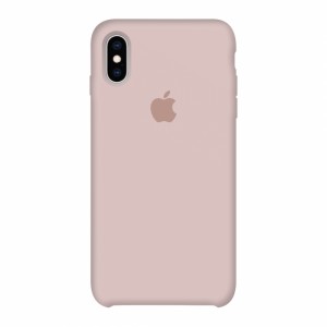 Silikonhülle für iPhone/iPhone X/Xs rosa Sand rosa Sand