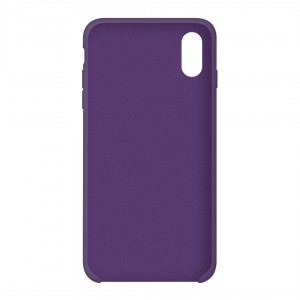 Silicone case for iPhone / iphone X / XS purple purple