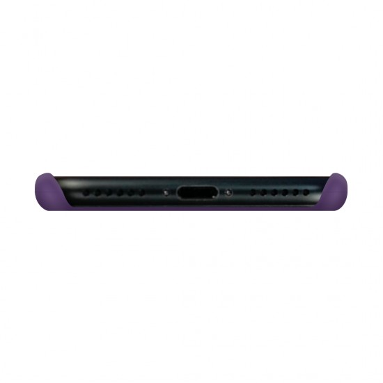 Capa de silicone para iphone/iphone X/Xs roxo roxo-952725001--Gadgets e acessórios