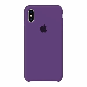 Silicone case for iPhone / iphone X / XS purple purple