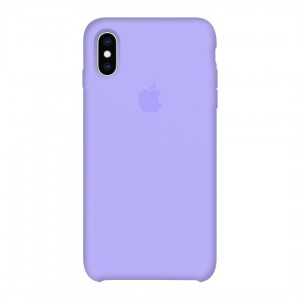 Silicone case for iPhone / iphone X / XS violet purple