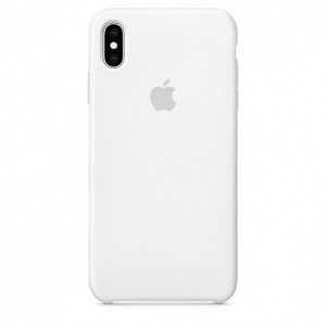 Capa de silicone para iPhone X/Xs branco