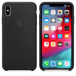 Siliconen hoesje voor iPhone/iphone Xs max zwart zwart