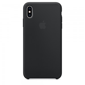 Siliconen hoesje voor iPhone/iphone Xs max zwart zwart