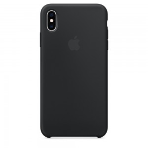 Capa de silicone para iPhone/iphone Xs max preto preto