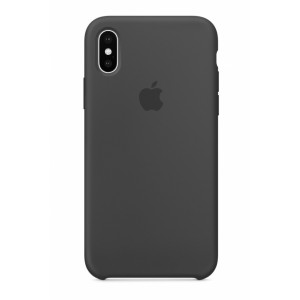 Siliconen hoesje voor iPhone/iPhone Xs max antracietgrijs antracietgrijs