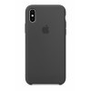 Capa de silicone para iPhone/iphone Xs max cinza carvão cinza carvão-952725009--Gadgets e acessórios