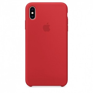 Capa de silicone para iPhone/iphone Xs max vermelho vermelho