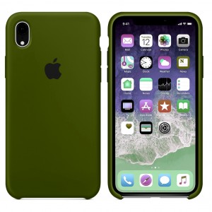 Silicone case for iPhone/iphone XR virid khaki