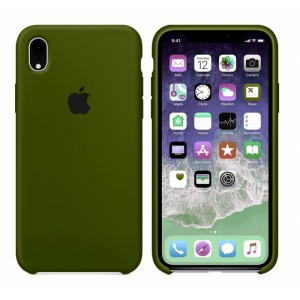 Silikonhülle für iPhone/iPhone XR Virid Khaki