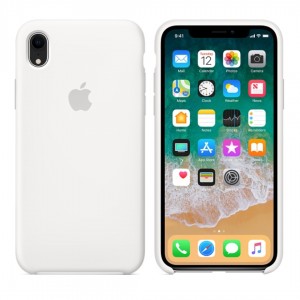 Silikonhülle für iPhone/iPhone XR weiß weiß