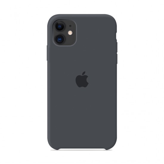 Siliconen hoesje voor iPhone/iphone 11 antracietgrijs grafietgrijs-952725044--Gadgets en accessoires