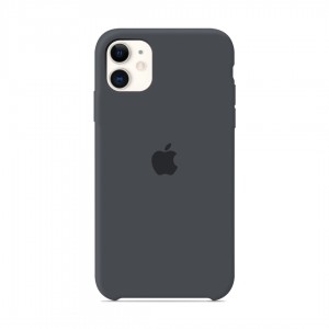 Silicone case for iPhone/iphone 11 charcoal gray graphite gray